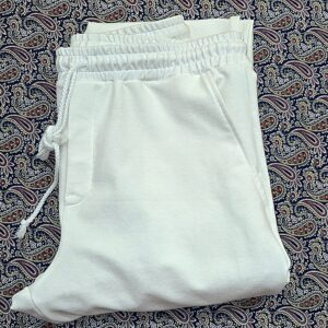 Meeste valged dressipüksid